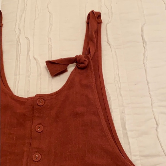 Burnt Orange Romper - Picture 2 of 4